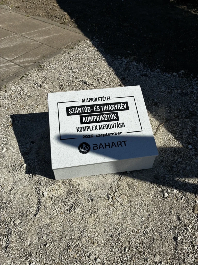Foundation stone of the comprehensive renewal of the Szántód–Tihanyrév ferry ports