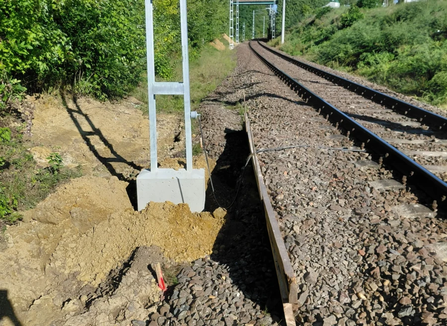 A zalaszentiváni deltavágány építése